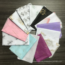 Embalaje de ropa de regalo de papel de envoltura de tejido personalizado